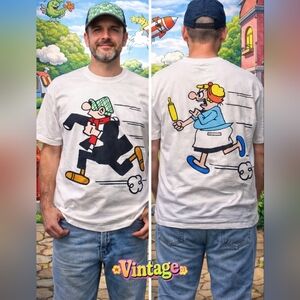 AOP Vintage GRAIL 1993 Andy Capp comic Bob and Nita size XL
